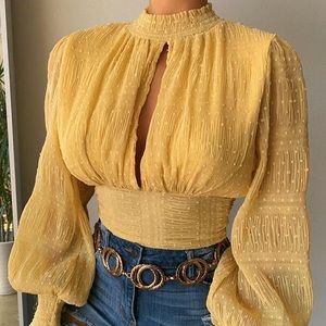 Elegant Blouse - Long Sleeves - Spring